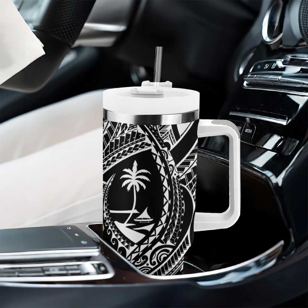 Hafa Adai Guam Inspired Tattoo Tumbler With Handle