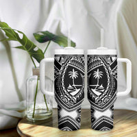 Hafa Adai Guam Inspired Tattoo Tumbler With Handle
