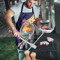 Hafa Adai Guam Seal Latte Stones Artwork Apron - Polynesian Pride