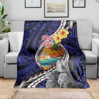Hafa Adai Guam Seal Latte Stones Artwork Blanket