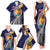 Hafa Adai Guam Seal Latte Stones Artwork Family Matching Tank Maxi Dress and Hawaiian Shirt