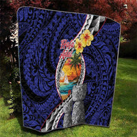 Hafa Adai Guam Seal Latte Stones Artwork Quilt