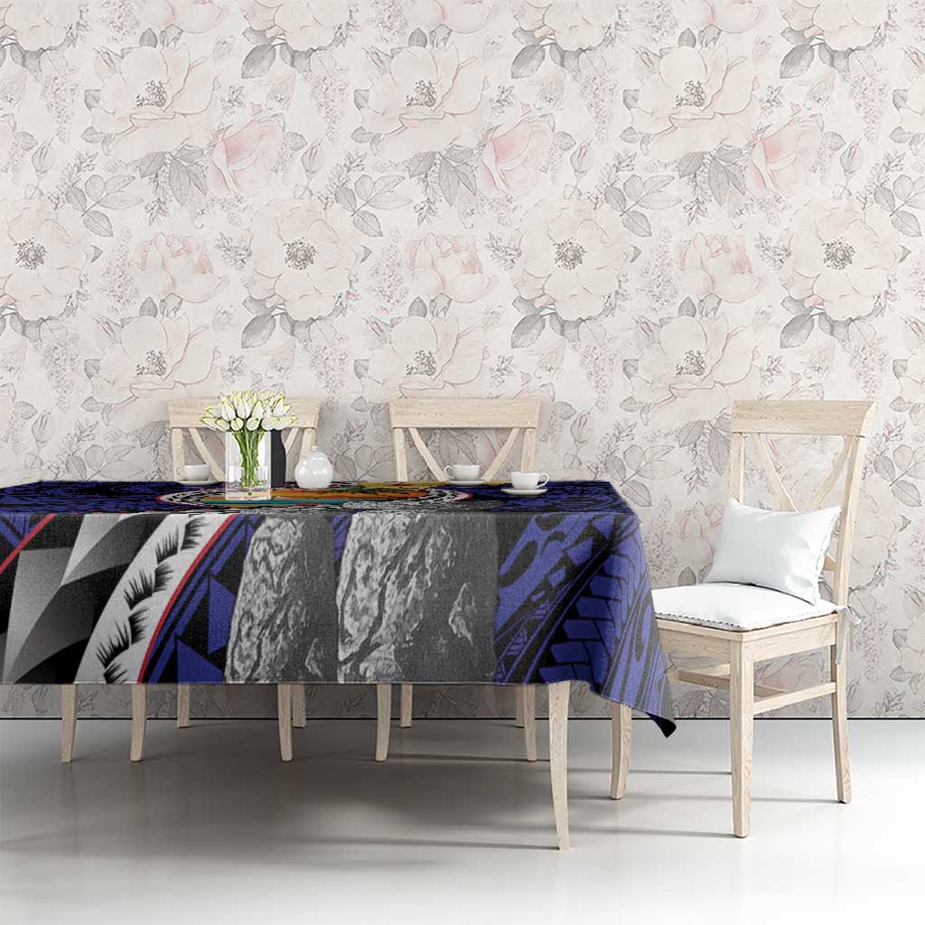 Hafa Adai Guam Seal Latte Stones Artwork Tablecloth