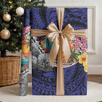 Hafa Adai Guam Seal Latte Stones Artwork Wrapping Paper - Polynesian Pride