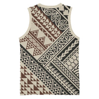 Niho Taniwha Kowhaiwhai Basketball Jersey LT9 - Polynesian Pride