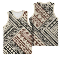 Niho Taniwha Kowhaiwhai Basketball Jersey LT9 - Polynesian Pride