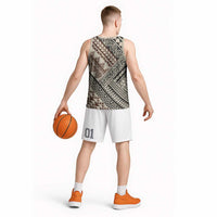 Niho Taniwha Kowhaiwhai Basketball Jersey LT9 - Polynesian Pride