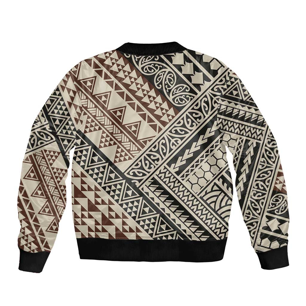 Niho Taniwha Kowhaiwhai Bomber Jacket
