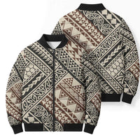 Niho Taniwha Kowhaiwhai Bomber Puffer Jacket LT9 - Polynesian Pride