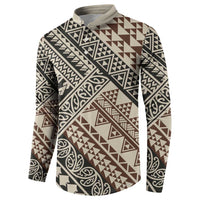Niho Taniwha Kowhaiwhai Button Sweatshirt LT9 - Polynesian Pride