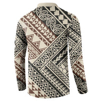 Niho Taniwha Kowhaiwhai Button Sweatshirt LT9 - Polynesian Pride