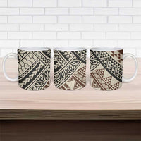 Niho Taniwha Kowhaiwhai Ceramic Mug LT9 - Polynesian Pride