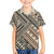 Niho Taniwha Kowhaiwhai Family Matching Off Shoulder Maxi Dress and Hawaiian Shirt