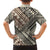 Niho Taniwha Kowhaiwhai Family Matching Off Shoulder Short Dress and Hawaiian Shirt