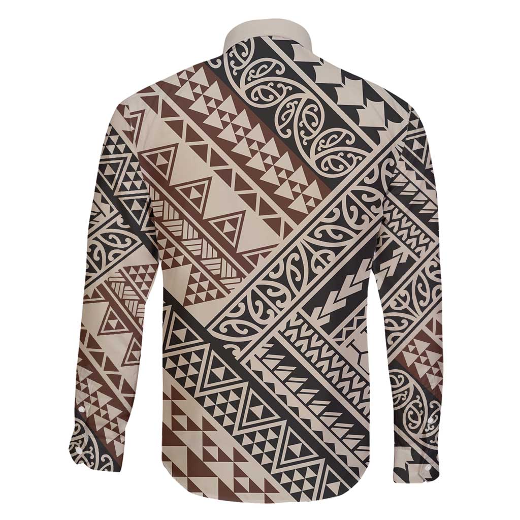 Niho Taniwha Kowhaiwhai Family Matching Off Shoulder Short Dress and Hawaiian Shirt