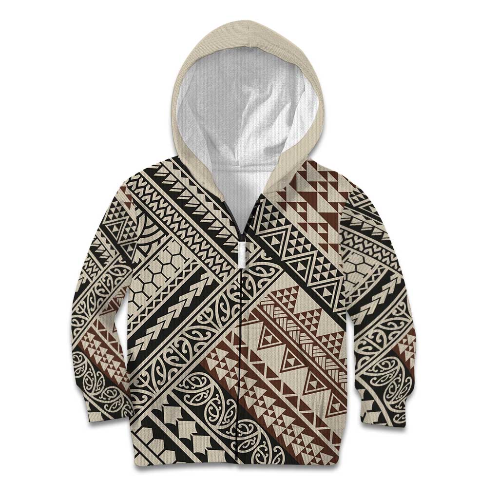 Niho Taniwha Kowhaiwhai Kid Hoodie