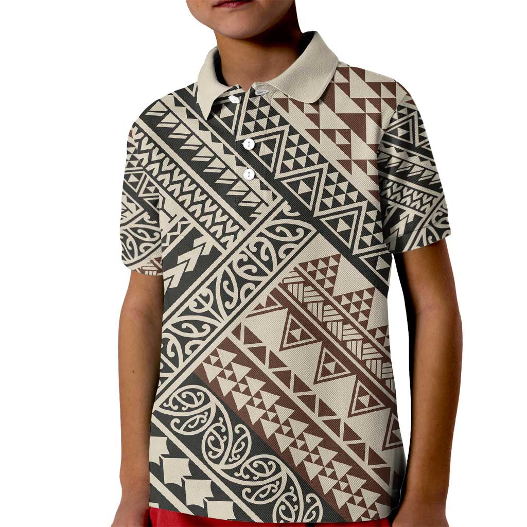 Niho Taniwha Kowhaiwhai Kid Polo Shirt