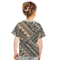 Niho Taniwha Kowhaiwhai Kid T Shirt LT9 - Polynesian Pride