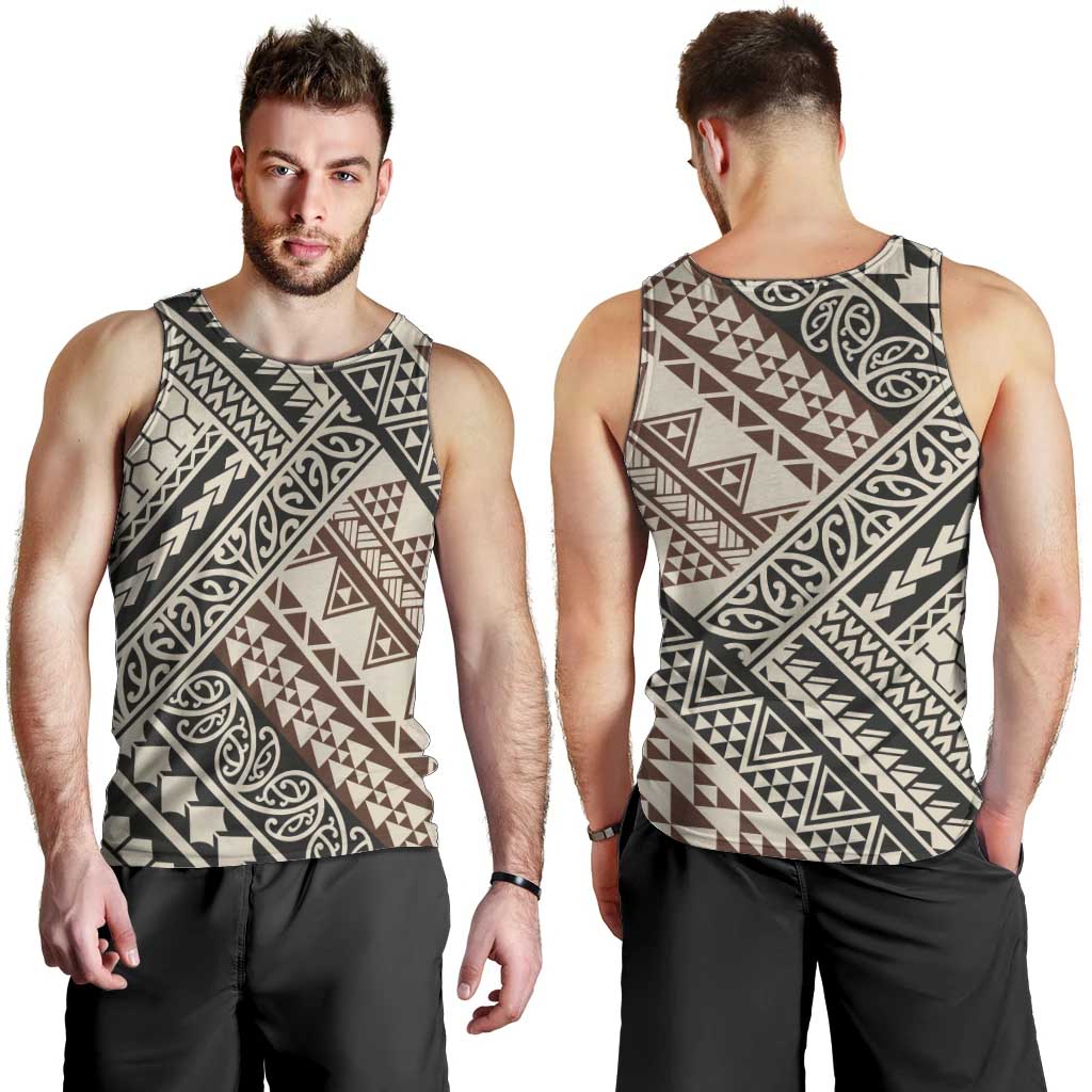 Niho Taniwha Kowhaiwhai Men Tank Top LT9 - Polynesian Pride