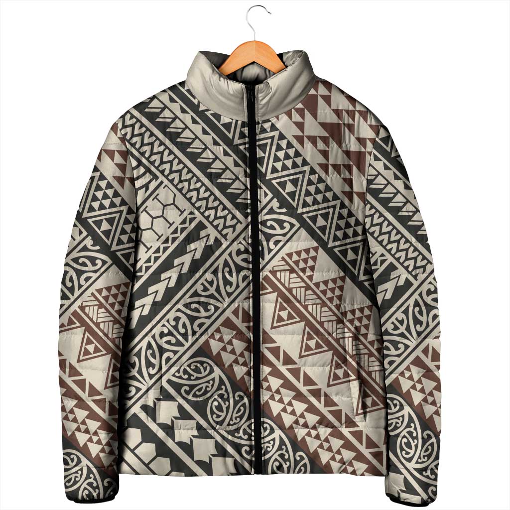 Niho Taniwha Kowhaiwhai Padded Jacket LT9 - Polynesian Pride