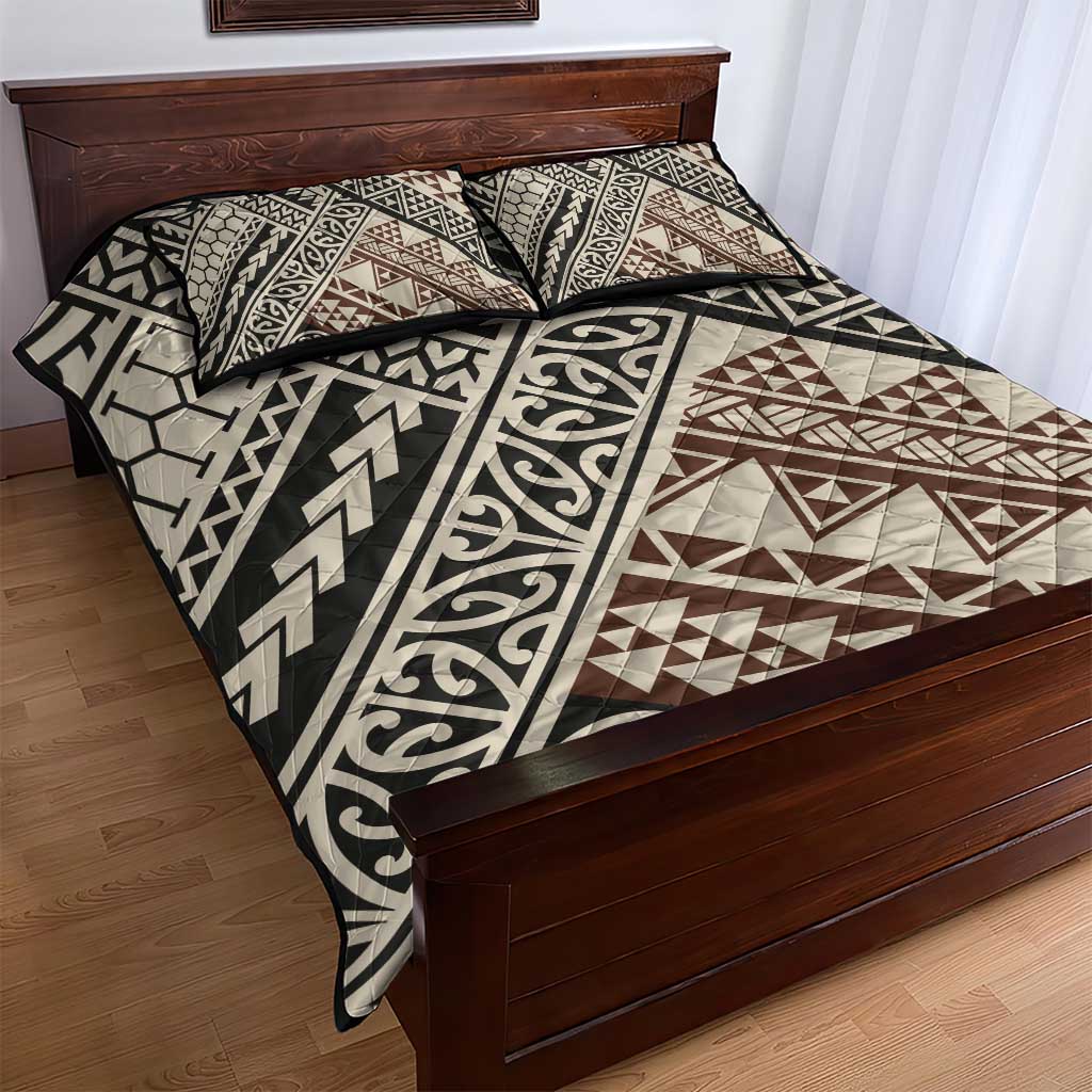 Niho Taniwha Kowhaiwhai Quilt Bed Set LT9 - Polynesian Pride
