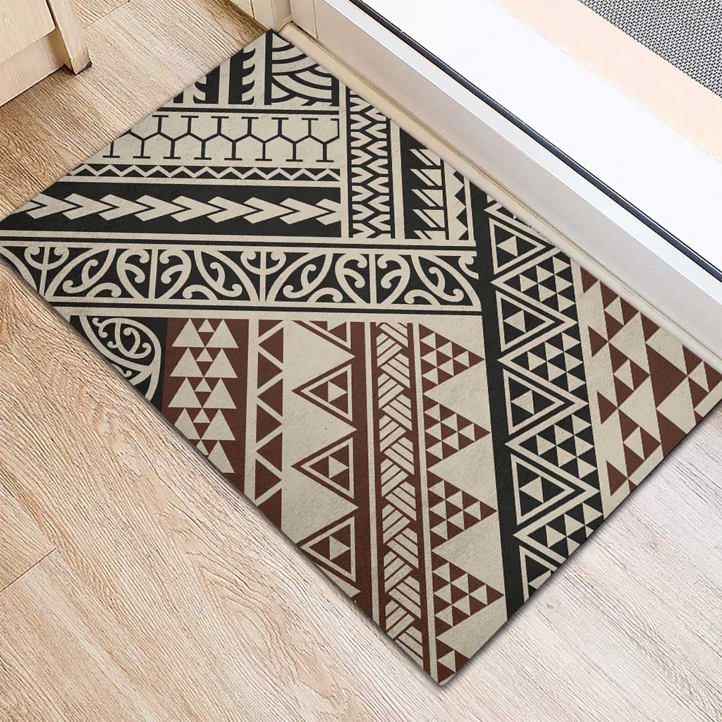 Niho Taniwha Kowhaiwhai Rubber Doormat LT9 - Polynesian Pride