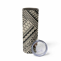 Niho Taniwha Kowhaiwhai Skinny Tumbler LT9 - Polynesian Pride