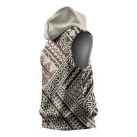 Niho Taniwha Kowhaiwhai Sleeveless Hoodie LT9 - Polynesian Pride