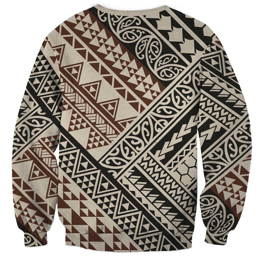 Niho Taniwha Kowhaiwhai Sweatshirt LT9 - Polynesian Pride