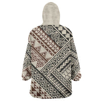 Niho Taniwha Kowhaiwhai Wearable Blanket Hoodie LT9 - Polynesian Pride