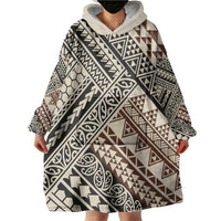 Niho Taniwha Kowhaiwhai Wearable Blanket Hoodie LT9 - Polynesian Pride