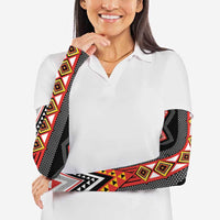 Niho Taniwha Taniko Motif Arm Sleeves - Polynesian Pride