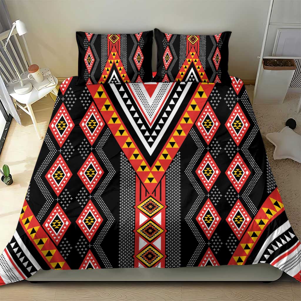 Niho Taniwha Taniko Motif Bedding Set