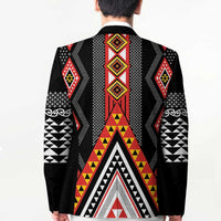 Niho Taniwha Taniko Motif Blazer LT9 - Polynesian Pride