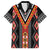 Niho Taniwha Taniko Motif Family Matching Summer Maxi Dress and Hawaiian Shirt
