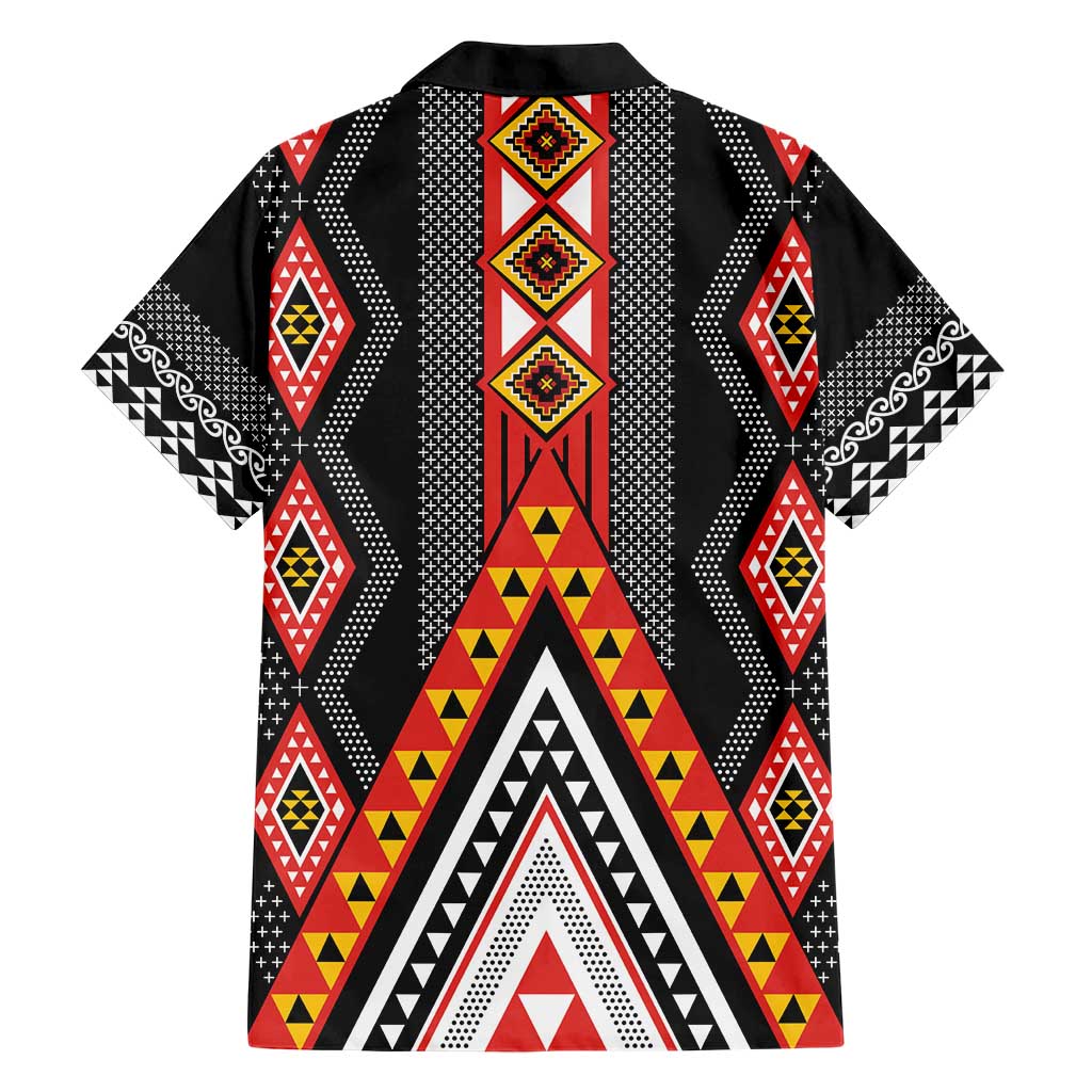 Niho Taniwha Taniko Motif Hawaiian Shirt LT9 - Polynesian Pride