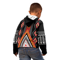 Niho Taniwha Taniko Motif Kid Hoodie