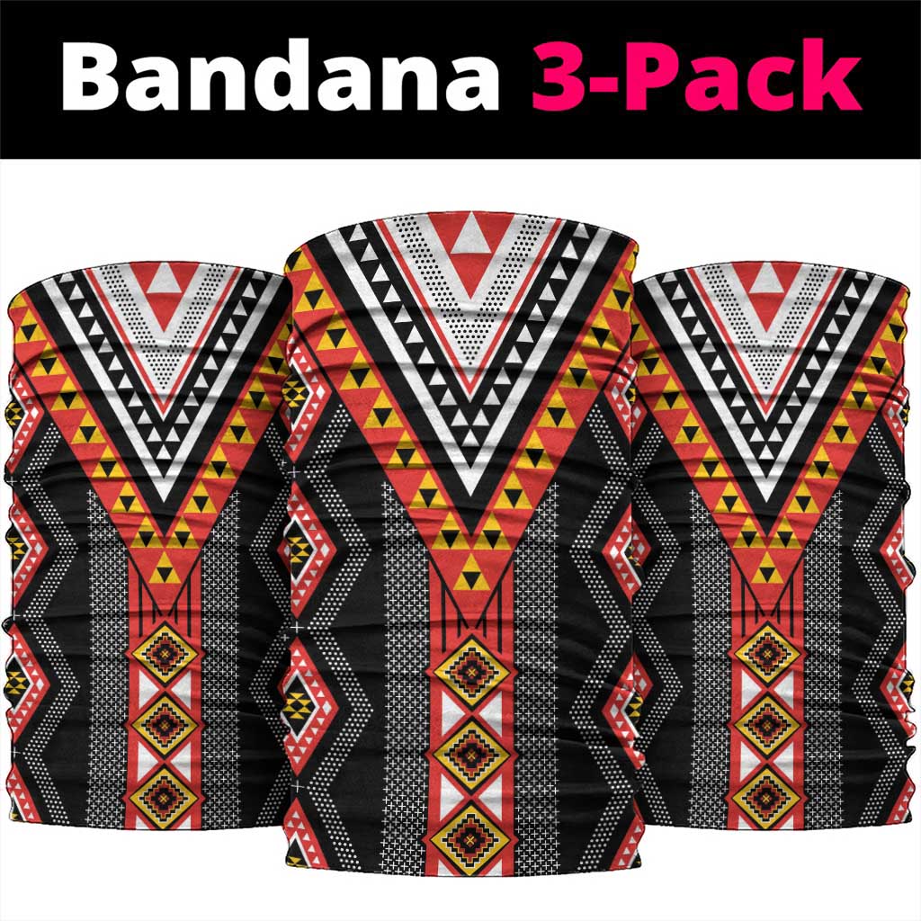 Niho Taniwha Taniko Motif Neck Gaiter - Polynesian Pride