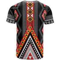 Niho Taniwha Taniko Motif T Shirt