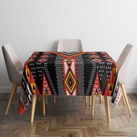 Niho Taniwha Taniko Motif Tablecloth LT9 - Polynesian Pride