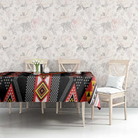 Niho Taniwha Taniko Motif Tablecloth LT9 - Polynesian Pride