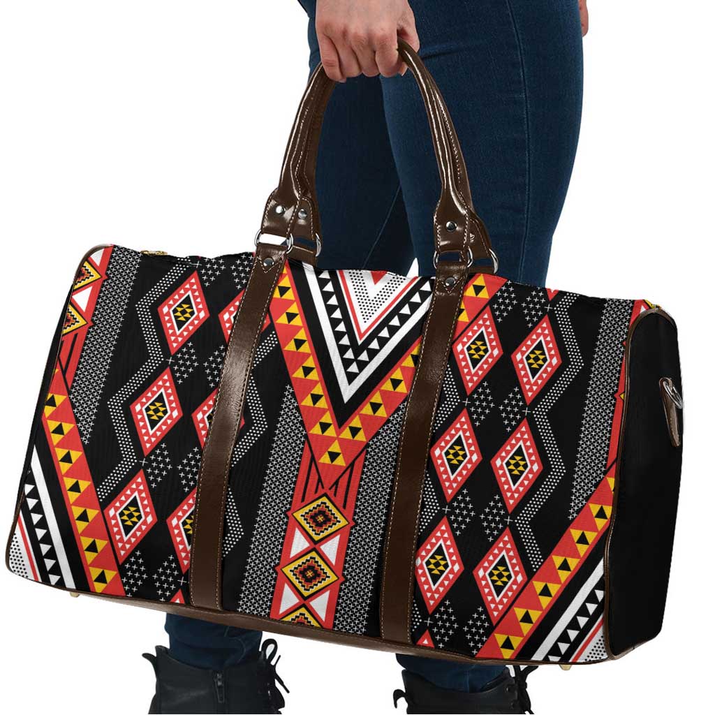 Niho Taniwha Taniko Motif Travel Bag - Polynesian Pride