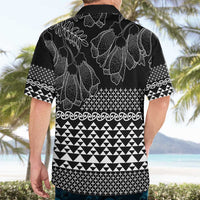 Black Taniko Kowhaiwhai Tukutuku Motif Hawaiian Shirt LT9 - Polynesian Pride