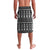 Black Taniko Kowhaiwhai Tukutuku Motif Lavalava