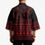 Red Taniko Kowhaiwhai Tukutuku Motif Kimono - Polynesian Pride