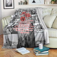 ANZAC Day Gallipoli Campaign Blanket To The End They Remain LT9 Black - Polynesian Pride