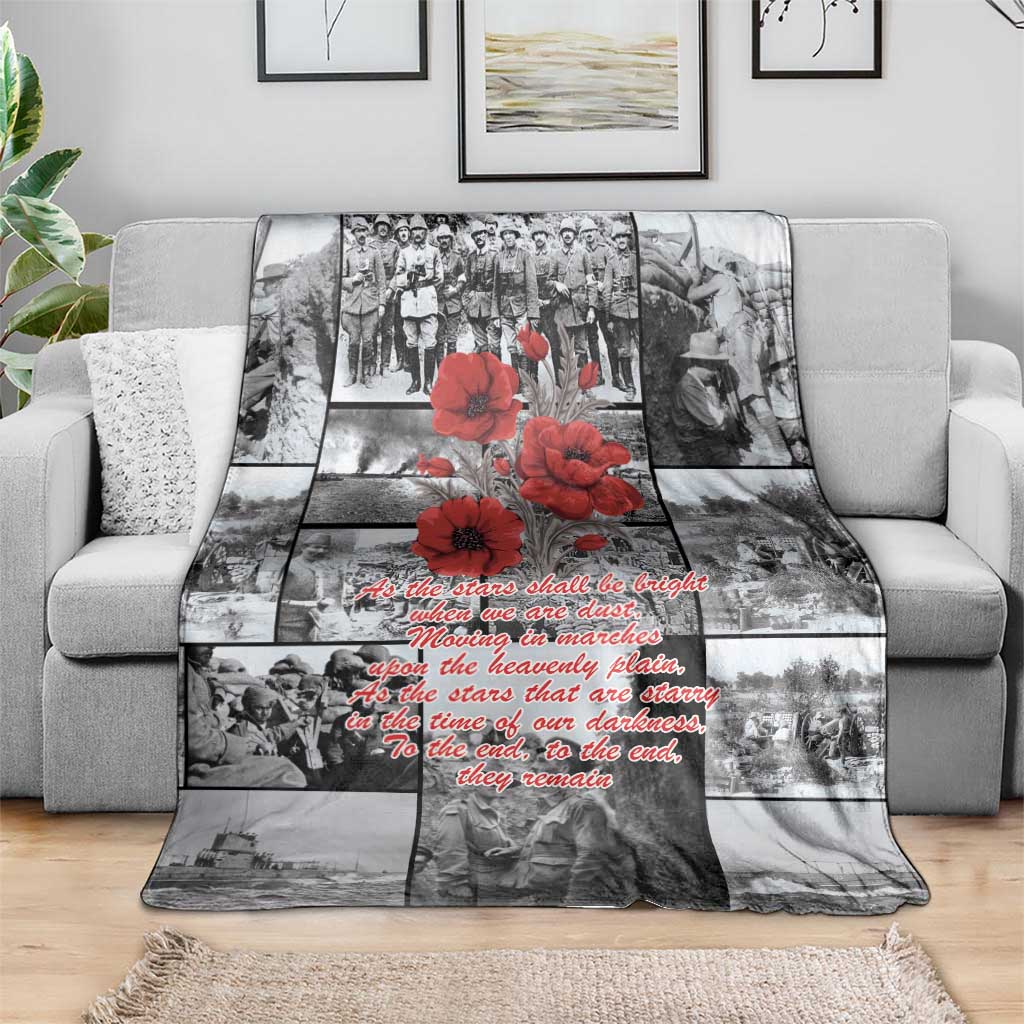 ANZAC Day Gallipoli Campaign Blanket To The End They Remain LT9 - Polynesian Pride