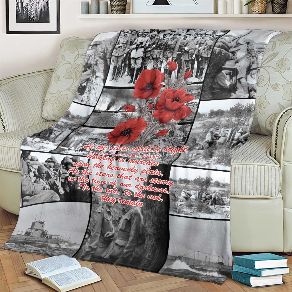 ANZAC Day Gallipoli Campaign Blanket To The End They Remain LT9 - Polynesian Pride