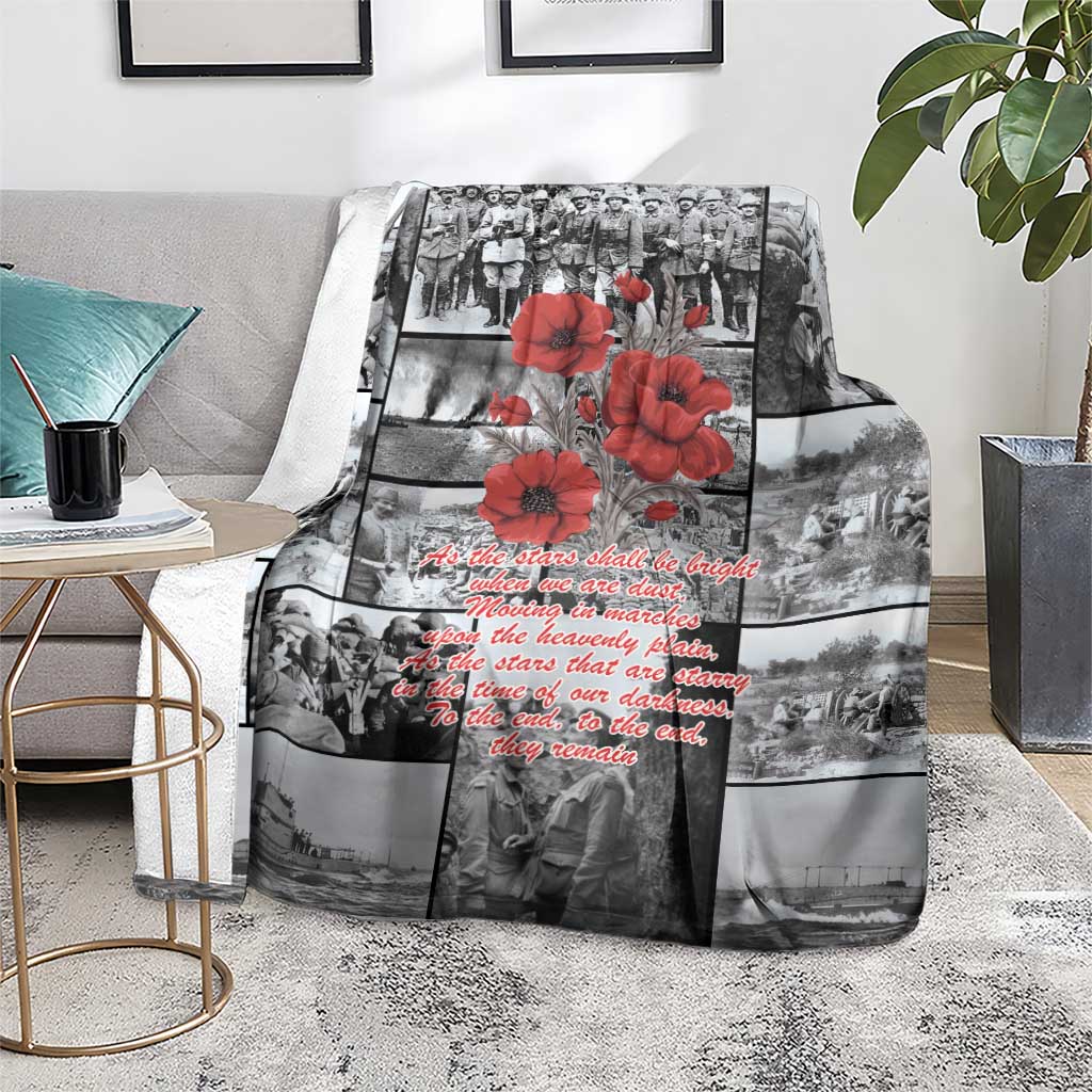 ANZAC Day Gallipoli Campaign Blanket To The End They Remain LT9 - Polynesian Pride