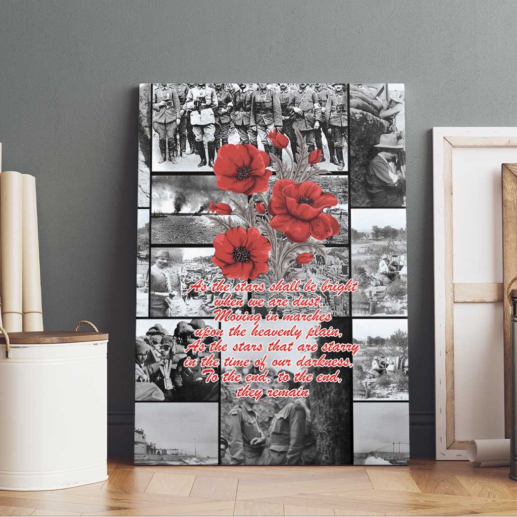 ANZAC Day Gallipoli Campaign Canvas Wall Art To The End They Remain LT9 - Polynesian Pride
